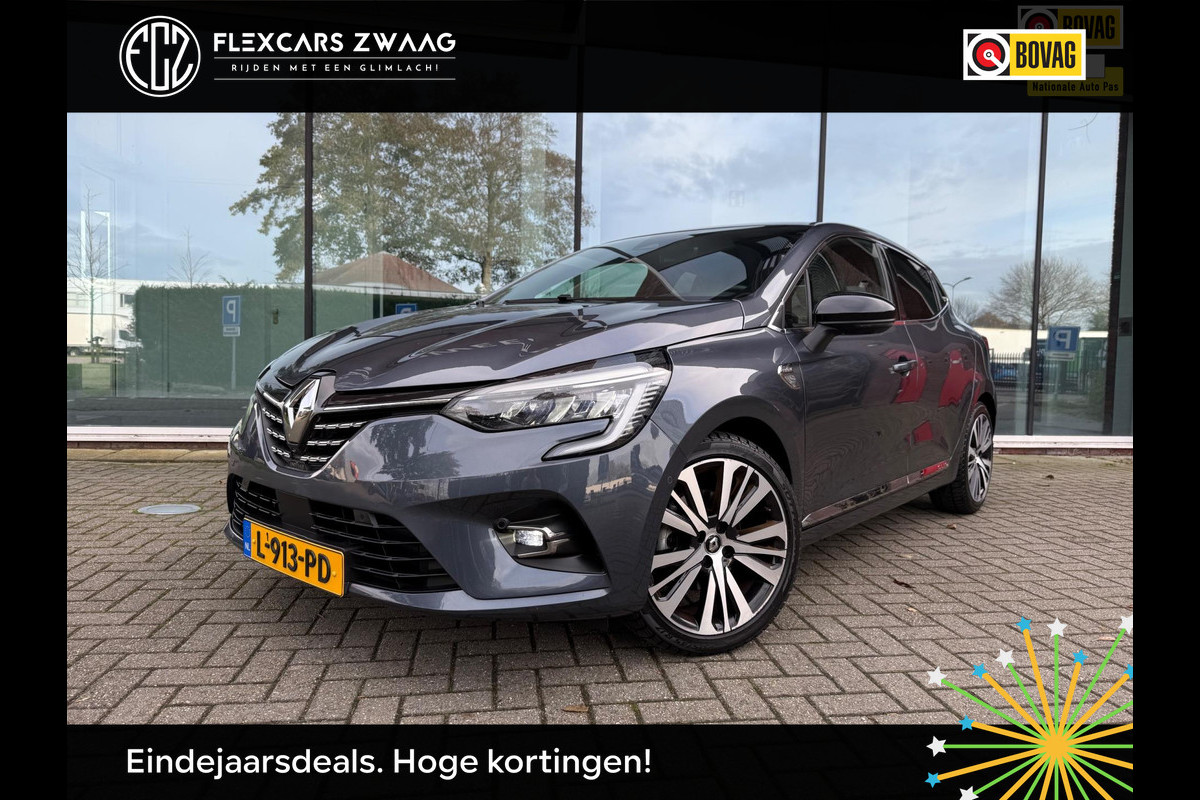 Renault Clio 1.6 E-Tech Hybrid 140 Initiale Paris - Navi groot - Leder - Camera - Org.NL