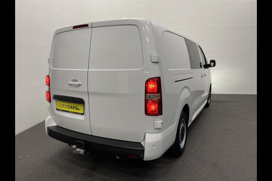 Peugeot Expert Long Dubbele Cabine Asphalt L3 2.0 HDi 120pk Aut-8 Airco Navi Carplay Cruise Control Trekhaak Lang Luxe Dubbele Cabine