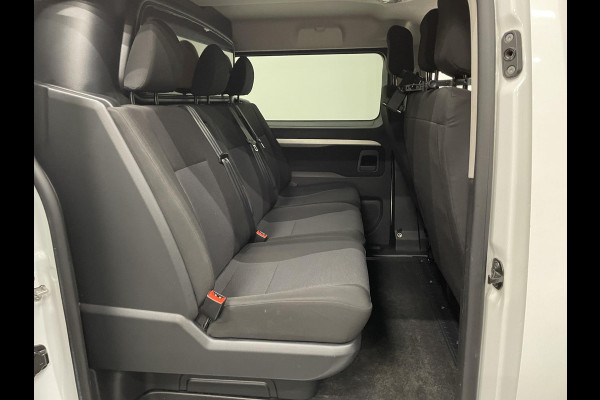 Peugeot Expert Long Dubbele Cabine Asphalt L3 2.0 HDi 120pk Aut-8 Airco Navi Carplay Cruise Control Trekhaak Lang Luxe Dubbele Cabine