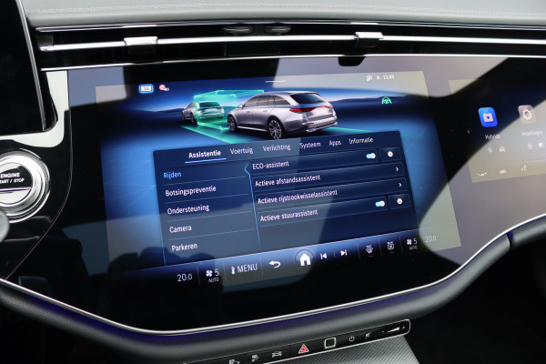 Mercedes-Benz E-Klasse Estate 300 e Premium+ AMG Line | Airmatic | Hyperscreen | Distronic+ | Memory | Massage | Burmester | Stoelventilatie | 3D-Display | HUD | Verwarmd Stuurwiel | Trekhaak | Digital Light |