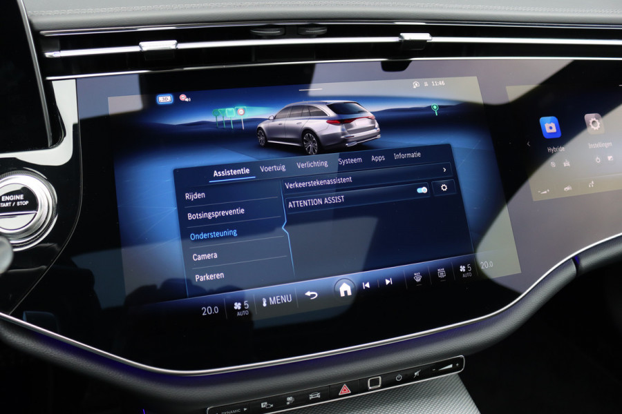 Mercedes-Benz E-Klasse Estate 300 e Premium+ AMG Line | Airmatic | Hyperscreen | Distronic+ | Memory | Massage | Burmester | Stoelventilatie | 3D-Display | HUD | Verwarmd Stuurwiel | Trekhaak | Digital Light |