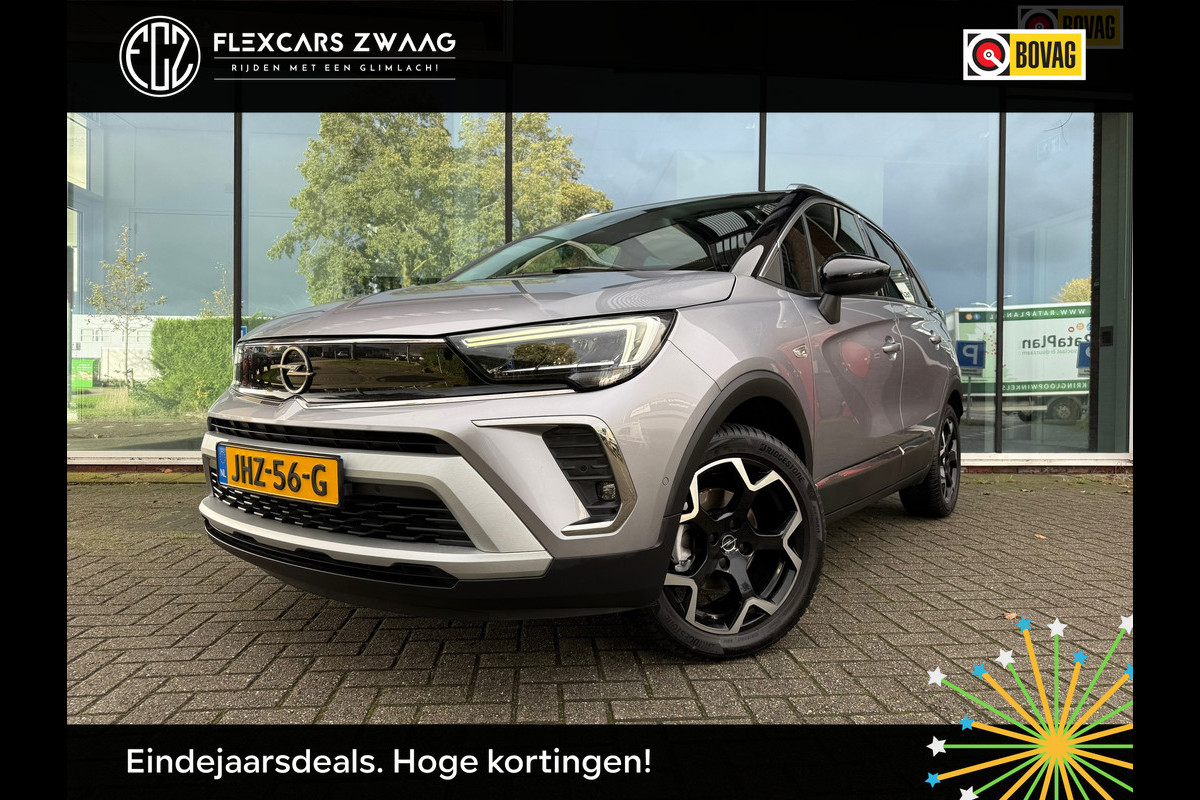 Opel Crossland 1.2 Turbo 130pk Ultimate - Navi - Climate - Half Leder - Camera - all seasons