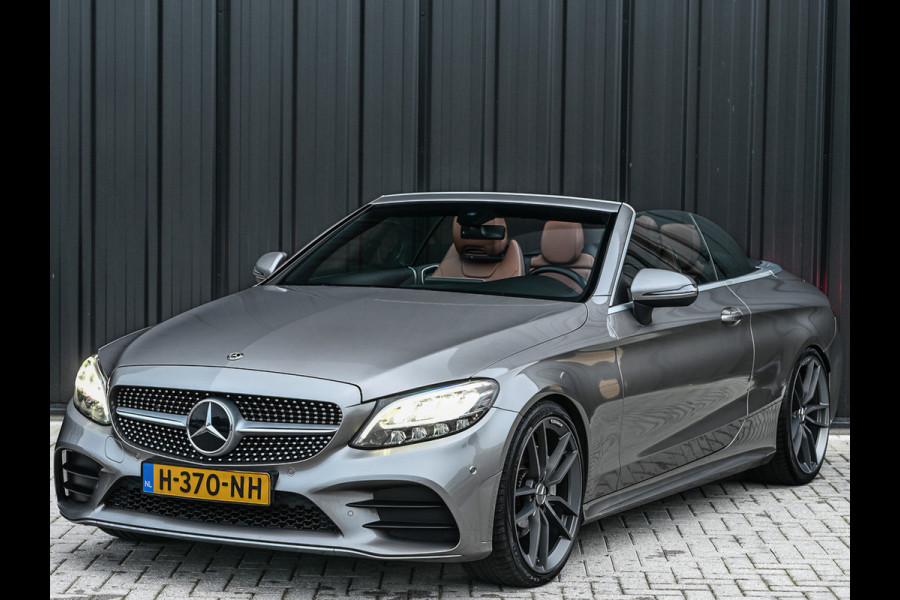 Mercedes-Benz C-Klasse Cabrio 200 Advantage Pack · AMG Line · Sportstoelen · Stoelverwarming · Nekverwarming · Camera · Trekhaak