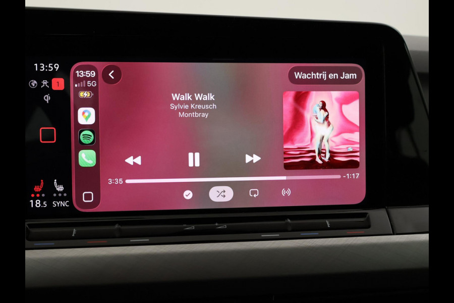 Volkswagen Golf 1.0 eTSI DSG + VIRTUAL COCKPIT | SFEERVERLICHTING | STUURVERW. / STOELVERW. | CAMERA | ADAPTIVE CRUISE CONTROL