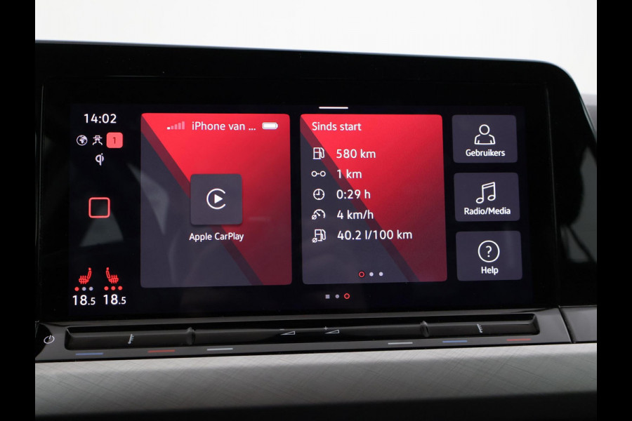 Volkswagen Golf 1.0 eTSI DSG + VIRTUAL COCKPIT | SFEERVERLICHTING | STUURVERW. / STOELVERW. | CAMERA | ADAPTIVE CRUISE CONTROL