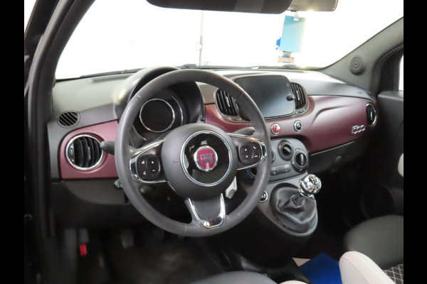 Fiat 500 1.0 Hybrid Star Panoramadak Airco Navi Carplay Design Leder Cruise Control LM Velgen Virtual Cockpit