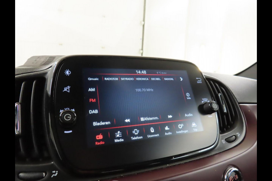 Fiat 500 1.0 Hybrid Star Panoramadak Airco Navi Carplay Design Leder Cruise Control LM Velgen Virtual Cockpit