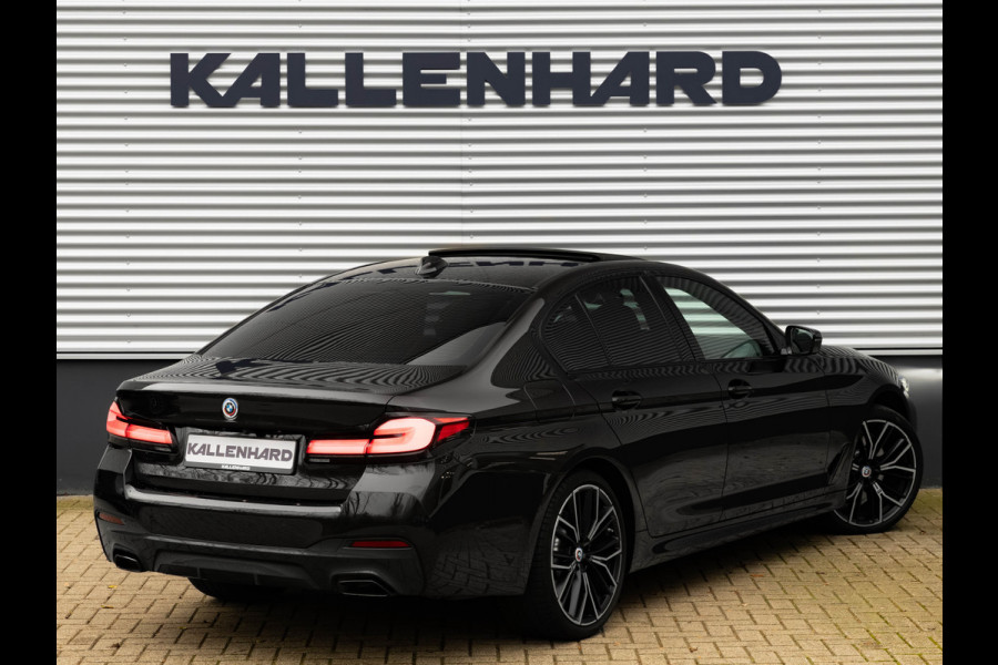 BMW 5 Serie 530e M-Sport - Individual ''Crystal Casserit Black'' - Dak - Head-Up