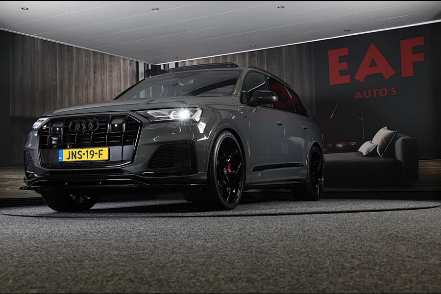 Audi Q7 55 TFSI e Quattro SQ7 Look / Head Up / RS Zetels / Leder / Memory / Acc / F1 / Lane Assist / Massage / Open Pano / 23 Inch