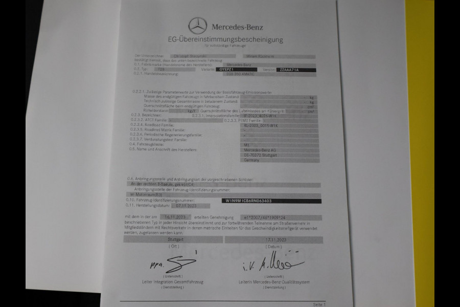 Mercedes-Benz EQB 350 4MATIC 292 PK 7-PERS. AMG LINE 67 kWh + LEDER | 360 CAMERA | PANORAMA | SFEERVERLICHTING
