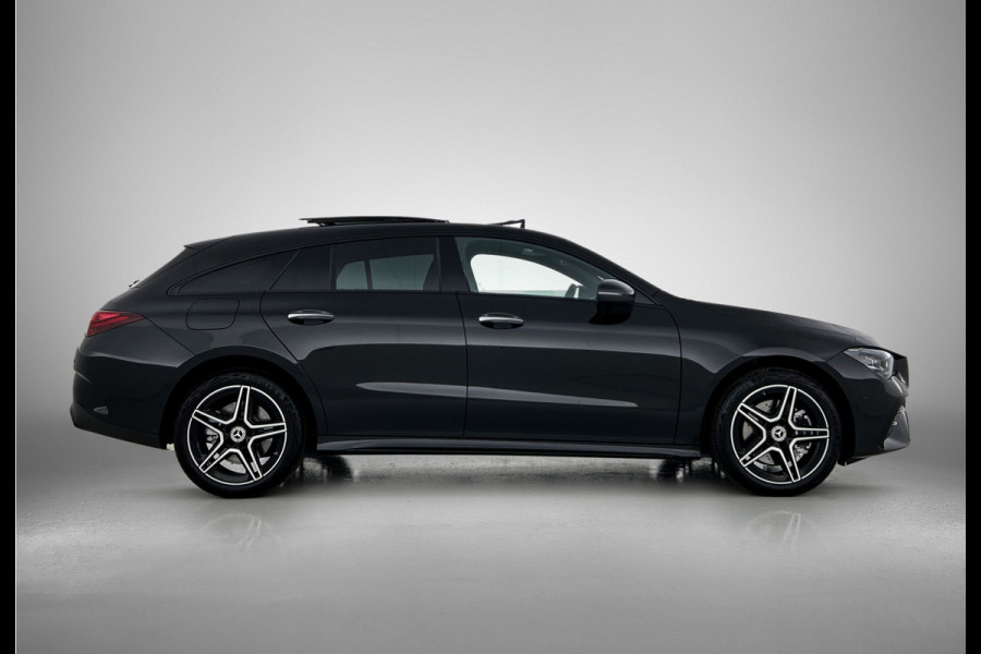 Mercedes-Benz CLA-Klasse Shooting Brake 250 e Star Edition AMG Line | Nightpakket | KEYLESS-GO | Parkeerpakket met achteruitrijcamera | 	EASY PACK achterklep | Dodehoekassistent | MULTIBEAM LED | Distronic | Sfeerverlichting | Verwarmde stoelen vooraan |