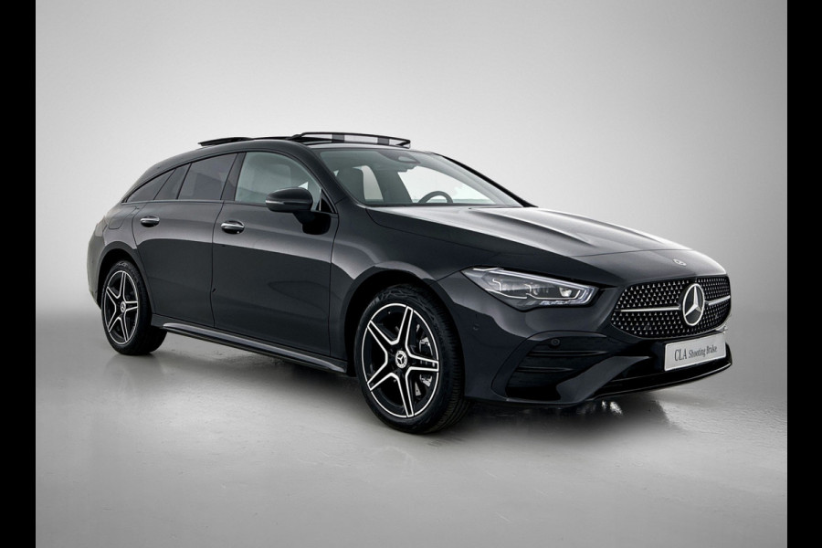 Mercedes-Benz CLA-Klasse Shooting Brake 250 e Star Edition AMG Line | Nightpakket | KEYLESS-GO | Parkeerpakket met achteruitrijcamera | 	EASY PACK achterklep | Dodehoekassistent | MULTIBEAM LED | Distronic | Sfeerverlichting | Verwarmde stoelen vooraan |