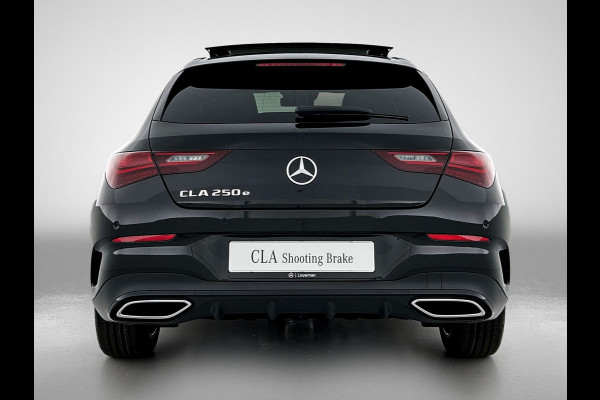 Mercedes-Benz CLA-Klasse Shooting Brake 250 e Star Edition AMG Line | Nightpakket | KEYLESS-GO | Parkeerpakket met achteruitrijcamera | 	EASY PACK achterklep | Dodehoekassistent | MULTIBEAM LED | Distronic | Sfeerverlichting | Verwarmde stoelen vooraan |