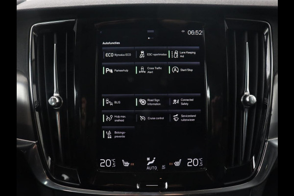 Volvo V90 2.0 D3 Momentum | Leder | Trekhaak | Stoelverwarming | Adaptive cruise | Carplay | Navigatie | Digital Cockpit | Full LED | Parkeerhulp | Climate control