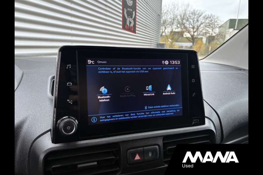 Peugeot Partner 1.5 BlueHDI 130PK L1H1 Automaat Premium Carplay Trekhaak Cruise Sensoren