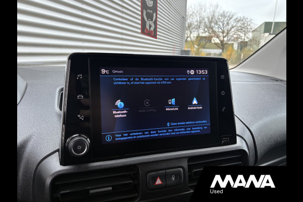 Peugeot Partner 1.5 BlueHDI 130PK L1H1 Automaat Premium Carplay Trekhaak Cruise Sensoren