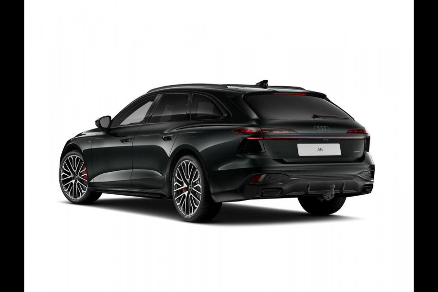 Audi A6 Avant S edition Competition e-hybrid 367 pk | Adaptieve luchtvering | Bang & Olufsen 3D | Head-up display | Techniek pakket pro | Middernacht groen |