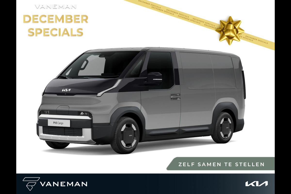 Kia PV5 L2H1 Elite 51.5 kWh | Bestuurdersstoel in hoogte verstelbaar | Gratis batterijupgrade | € 2.500,- accessoires of 2.99% rente op financiering | Zelf samenstellen