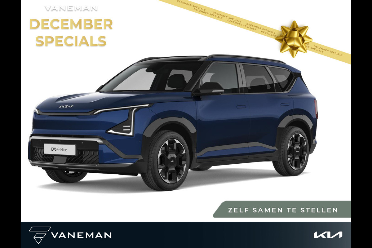 Kia EV5 GT-Line 81.4 kWh | Achterbank verwarmd | Tijdelijk gratis Metallic Lak t.w.v. € 895,- | Zelf samenstellen