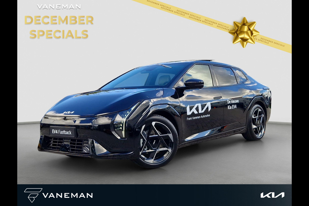 Kia EV4 Fastback GT-PlusLine 81.4 kWh | Dodehoekcamera | Stoelventilatie | Pano | 360 Camera | HUD |