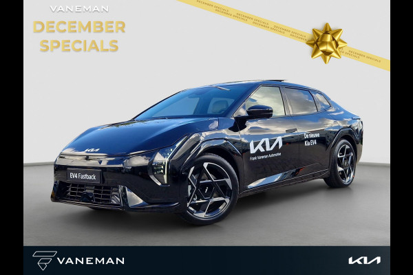 Kia EV4 Fastback GT-PlusLine 81.4 kWh | Dodehoekcamera | Stoelventilatie | Pano | 360 Camera | HUD |