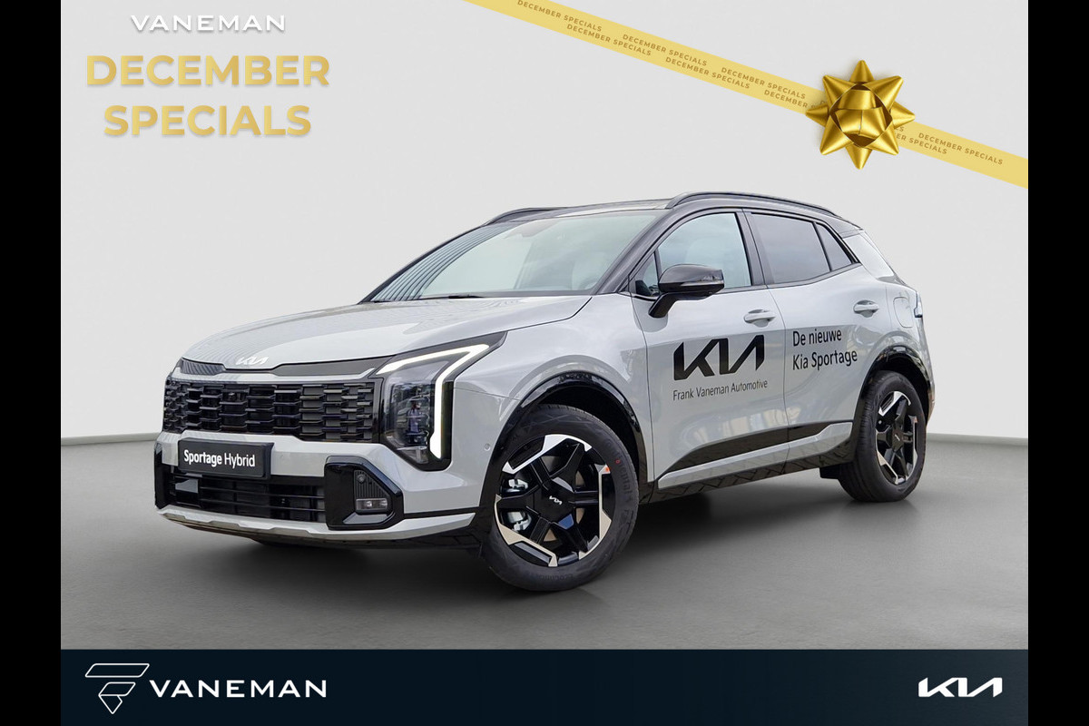 Kia Sportage 1.6 T-GDi Hybrid GT-PlusLine | Stoelventilatie | Dodehoek Camera | Harman Kardon | Pano | Key-Less |