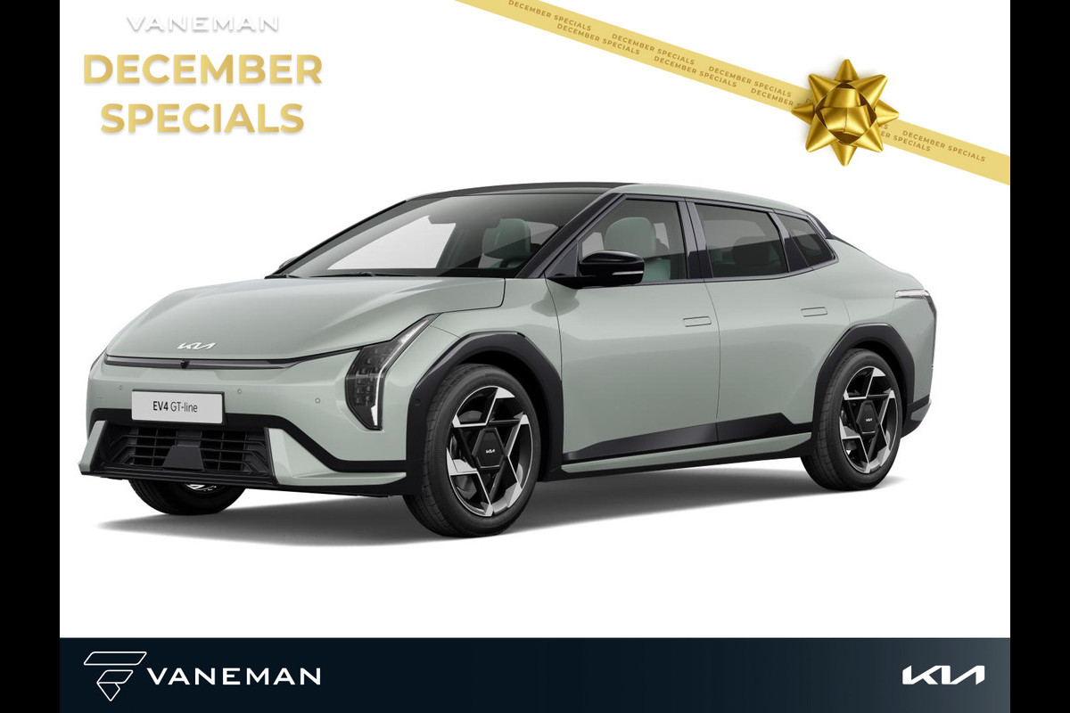 Kia EV4 Fastback GT-PlusLine 81.4 kWh | Achterbank verwarmd | Tijdelijk gratis Metallic Lak t.w.v. € 895,- | Zelf samenstellen