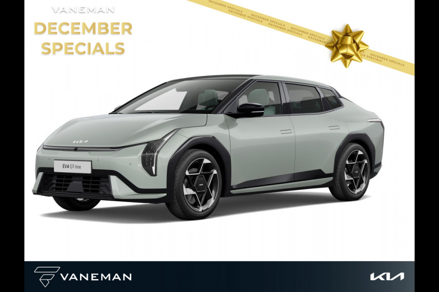 Kia EV4 Fastback GT-PlusLine 81.4 kWh | Achterbank verwarmd | Tijdelijk gratis Metallic Lak t.w.v. € 895,- | Zelf samenstellen