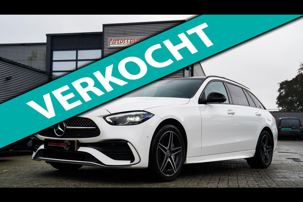 Mercedes-Benz C-Klasse Estate 300 e AMG Line | Pano | Burmester | Uitklapbare trekhaak