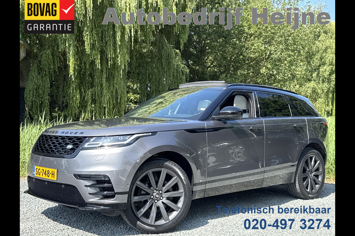 Land Rover Range Rover Velar 2.0 250PK AWD R-DYNAMIC BLACK PACK SE LEDER/VIRTUAL/PANORAMADAK