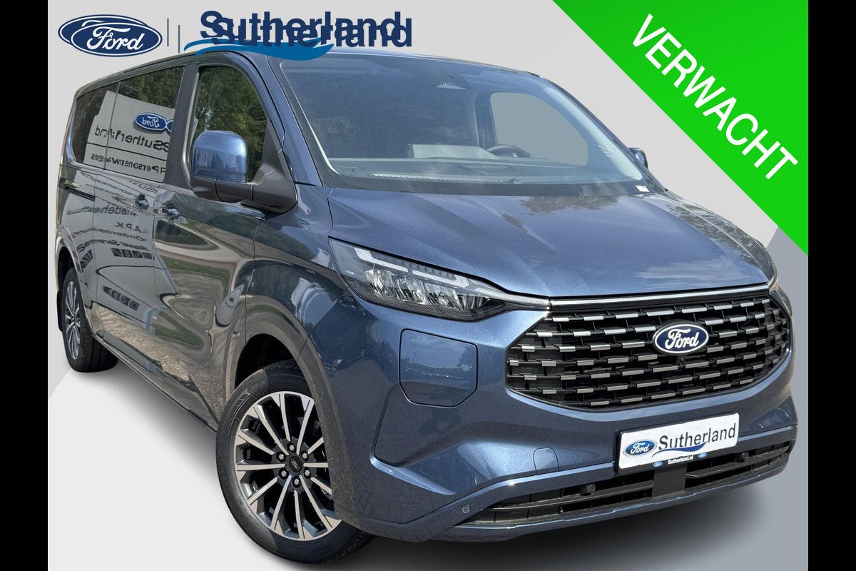 Ford Transit Custom Tourneo 340 2.5 PHEV L2H1 Titanium X 233pk | Incl. BTW/BPM Rijklaar | Handsfree elektrische dubbele zijschuifdeuren | Inklapbare trekhaak | Tourneo Luxury Pack | Verwarmbaar stuurwiel