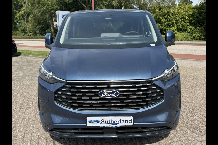 Ford Transit Custom Tourneo 340 2.5 PHEV L2H1 Titanium X 233pk | Incl. BTW/BPM Rijklaar | Handsfree elektrische dubbele zijschuifdeuren | Inklapbare trekhaak | Tourneo Luxury Pack | Verwarmbaar stuurwiel