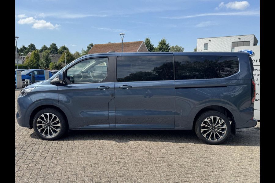 Ford Transit Custom Tourneo 340 2.5 PHEV L2H1 Titanium X 233pk | Incl. BTW/BPM Rijklaar | Handsfree elektrische dubbele zijschuifdeuren | Inklapbare trekhaak | Tourneo Luxury Pack | Verwarmbaar stuurwiel