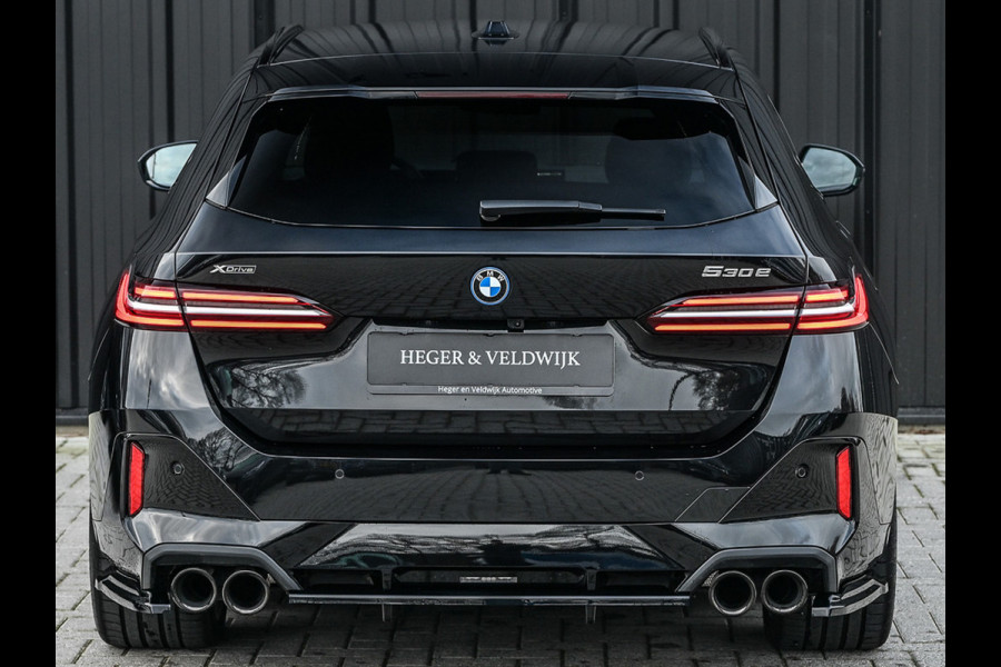BMW 5 Serie Touring 530e XDRIVE | SHADOW LINE | M-SPORT | COMFORT ACCESS | BOWERS & WILKINS | STUUR- EN STOELVERWARMING | ICONIC GRILL | ACT