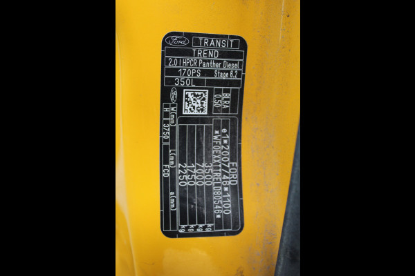 Ford Transit 350 2.0 TDCI 125KW E6 L3H2 Trend RWD -- verstuivers hoorbaar --