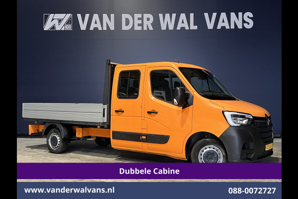Renault Master 2.3 dCi 135pk *Rijklaar Direct Rijden* Pickup Open laadbak Dubbel cabine Euro6 Airco | 7-Zits | 2500kg Trekhaak Bluetooth-telefoonvoorbereiding