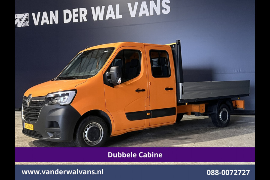 Renault Master 2.3 dCi 135pk *Rijklaar Direct Rijden* Pickup Open laadbak Dubbel cabine Euro6 Airco | 7-Zits | 2500kg Trekhaak Bluetooth-telefoonvoorbereiding