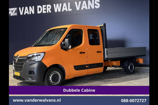 Renault Master 2.3 dCi 135pk *Rijklaar Direct Rijden* Pickup Open laadbak Dubbel cabine Euro6 Airco | 7-Zits | 2500kg Trekhaak Bluetooth-telefoonvoorbereiding