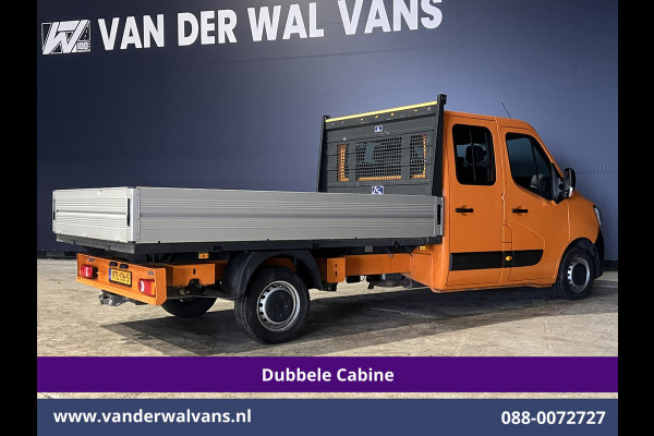 Renault Master 2.3 dCi 135pk *Rijklaar Direct Rijden* Pickup Open laadbak Dubbel cabine Euro6 Airco | 7-Zits | 2500kg Trekhaak Bluetooth-telefoonvoorbereiding