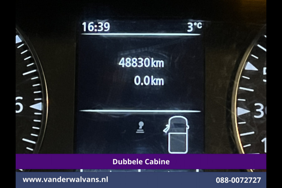 Renault Master 2.3 dCi 135pk *Rijklaar Direct Rijden* Pickup Open laadbak Dubbel cabine Euro6 Airco | 7-Zits | 2500kg Trekhaak Bluetooth-telefoonvoorbereiding