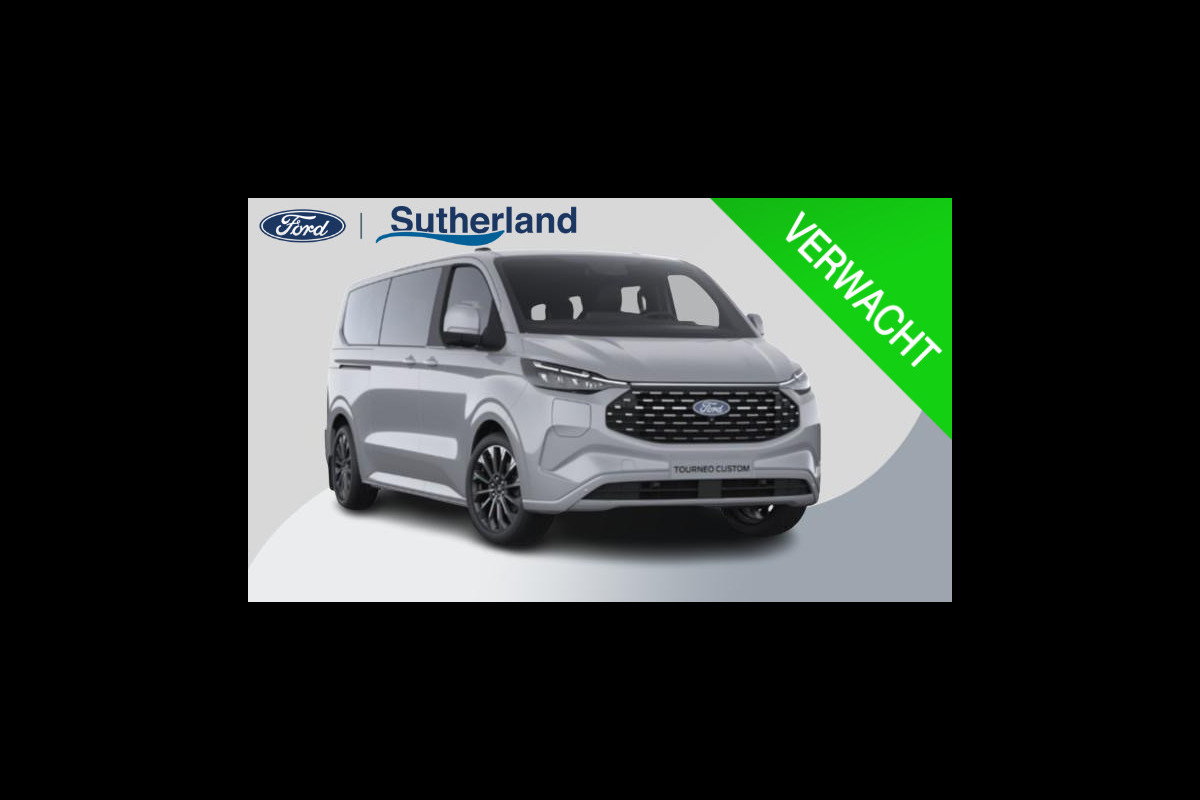 Ford Transit Custom Tourneo 340 2.5 PHEV L2H1 Titanium X | 233pk | Incl. BTW/BPM Rijklaar | Handsfree elektrische dubbele zijschuifdeuren | Inklapbare trekhaak | Tourneo Luxury Pack | Verwarmbaar stuurwiel