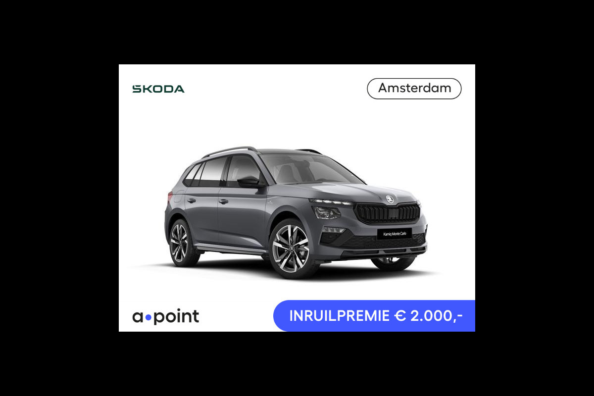 Škoda Kamiq Monte Carlo 1.0 TSI 115 pk 7 versn. DSG | Travel Assist Plus | Winter Pakket | 18 inch lichtmetalen velgen