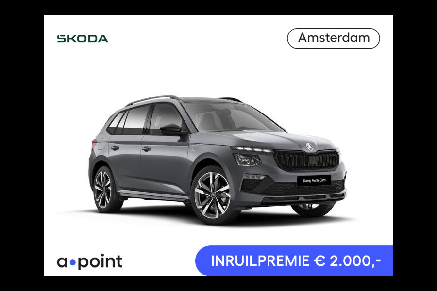 Škoda Kamiq Monte Carlo 1.0 TSI 115 pk 7 versn. DSG | Travel Assist Plus | Winter Pakket | 18 inch lichtmetalen velgen