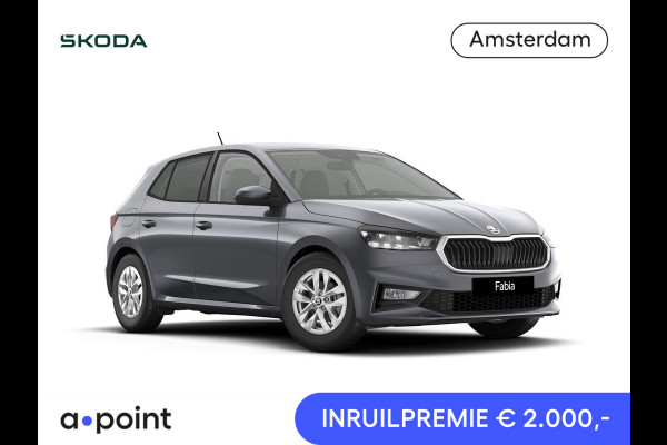Škoda Fabia Selection 1.0 TSI 95 pk 5 versn. Hand | Getint glas | 15 inch lichtmetalen velgen