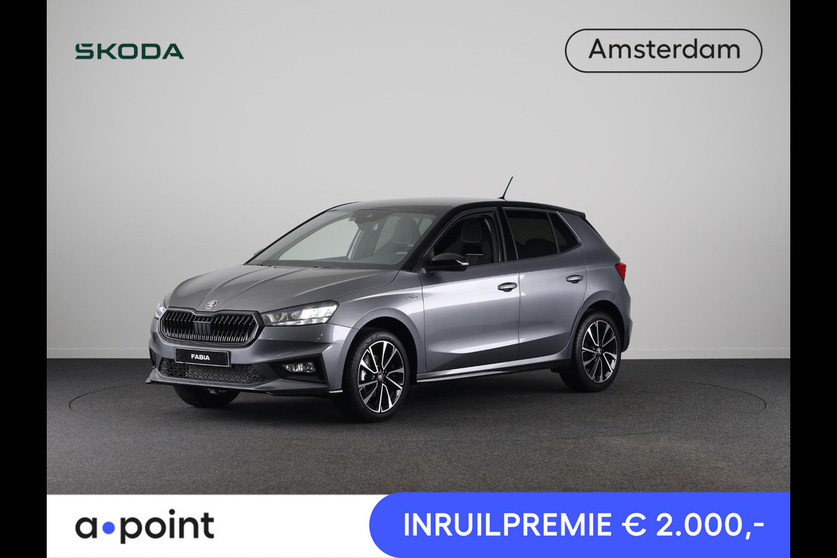 Škoda Fabia Monte Carlo 1.0 TSI 115 pk 7 versn. DSG | Travel Assist Plus | Verwarmbare stoelen voor | Zwart dak | 17 inch lichtmetalen velgen