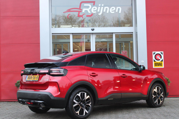 Citroën C4 1.2 Hybrid 145PK MAX | HEAD UP DISPLAY | CAMERA VOOR + ACHTER | NAVIGATIE | DRAADLOZE TELEFOONLADER | FULL LED KOPLAMPEN | DRAADLOZE APPLE CARPLAY/ANDROID AUTO | STOEL/STUUR/VOORRUIT VERWARMING | 18" LICHTMETALEN VELGEN | ADAPTIVE CRUISE CONTROL | CLIMATE CONTROL | LEDEREN BEKLEDING | DAB+ RADIO | KEYLESS ENTRY/START |