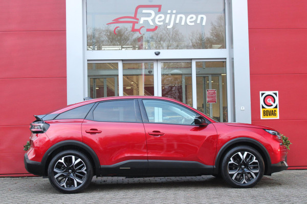 Citroën C4 1.2 Hybrid 145PK MAX | HEAD UP DISPLAY | CAMERA VOOR + ACHTER | NAVIGATIE | DRAADLOZE TELEFOONLADER | FULL LED KOPLAMPEN | DRAADLOZE APPLE CARPLAY/ANDROID AUTO | STOEL/STUUR/VOORRUIT VERWARMING | 18" LICHTMETALEN VELGEN | ADAPTIVE CRUISE CONTROL | CLIMATE CONTROL | LEDEREN BEKLEDING | DAB+ RADIO | KEYLESS ENTRY/START |