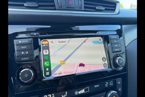 Nissan QASHQAI 1.3 DIG-T Tekna + TREKHAAK AFN. / 360 CAMERA / ST. VERWARMING / PANORAMADAK / NAVIGATIE / CARPLAY / CRUISE / PARELM