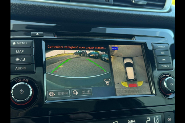 Nissan QASHQAI 1.3 DIG-T Tekna + TREKHAAK AFN. / 360 CAMERA / ST. VERWARMING / PANORAMADAK / NAVIGATIE / CARPLAY / CRUISE / PARELM