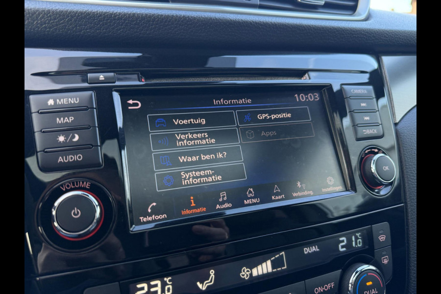 Nissan QASHQAI 1.3 DIG-T Tekna + TREKHAAK AFN. / 360 CAMERA / ST. VERWARMING / PANORAMADAK / NAVIGATIE / CARPLAY / CRUISE / PARELM